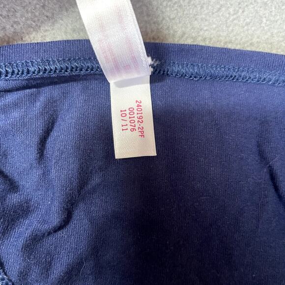 Victoria's Secret PINK 2011 Low Rise Thong Panty Blue Pink Heart Me Graphic RARE - Picture 6 of 6